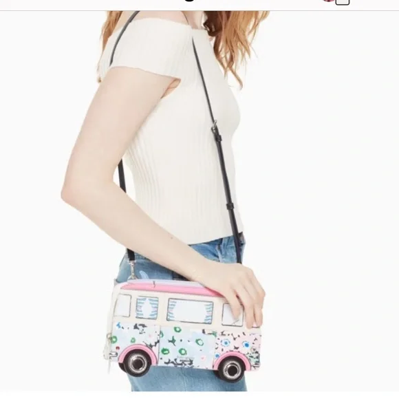 Kate Spade California Dreaming Surf Van Crossbody flaw read all